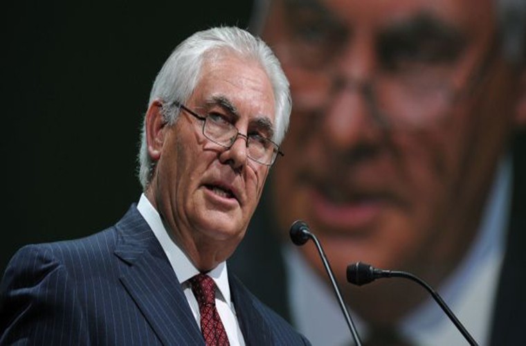 Ngoại trưởng Mỹ Rex Tillerson sinh ngày 23/3/1952 tại Wichita Falls, bang Texas (Mỹ). Ông tốt nghiệp Đại học Texas với tấm bằng cử nhân kỹ sư xây dựng dân dụng vào năm 1975. Ảnh: Getty.